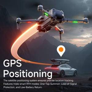Drone aérien professionnel M24-3 8K HD avec double caméra, stabilisation EIS, transmission 6 km, temps de vol 40 min, pour rivières et lacs - Product Image 2