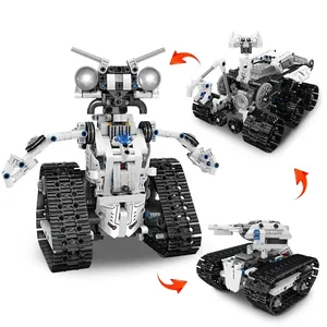 Ready to ship APP remote control moving robot 15046 STEM Technic Variable Educational DIY Sets Kids Toy transbot Building blocks