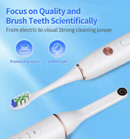 Brosse à dents automatique intelligente personnalisée avec application caméra Brosse à dents électrique sonique rechargeable pour adultes Wifi