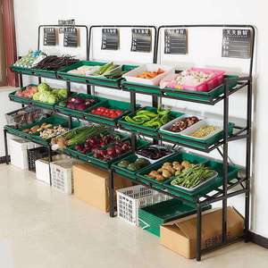 SIMPLY Fruit & <b>Vegetable</b> Display <b>Stand</b> Light Duty Customized Metal Decorative Mesh - Product Image 6