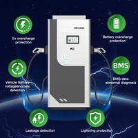Chargeur public EV PENODA niveau commercial 2 60kw-180kw Station de charge de bus cc rapide compatible OCPP et CCS