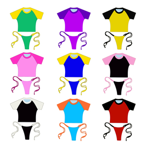 Wholesale Women Eyelash Lingerie Lace Two Piece Set Bra Thongs Sets Sex Sexy Bikini