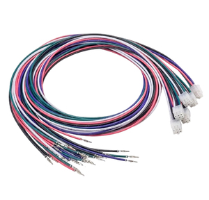 Kabel Terminal Konektor Molex 2*3pin Kustom dengan Selubung PVC, Konduktor Tembaga Telanjang, Kabel Harness Kontrol Industri untuk Robot Pengangkut - Product Image 1