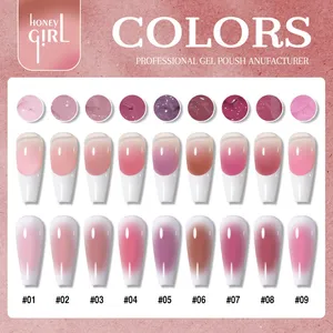 1 unidad de Gel de Uñas Semisólido Rosa de 9 Colores, de Alta Saturación, Popular, en Lata, para Salón de Uñas, UV y LED, Especial Y2K INS - Product Image 5