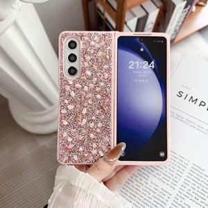 Housse de téléphone portable avancée en pierre bling avec strass pour Samsung ZFold 6/5/4/3, étui de protection antichoc - Product Image 3