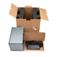 QOTOM NAS Q30291DS Prosesor 4305U Kipas 4* LAN 2.5 Gigabit, Mendukung 4 X HDD 3.5 inci + 2 X M.2 untuk SSD