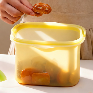 Sacs de conservation des aliments en silicone, sacs réutilisables de grande capacité pour réfrigérateur et congélateur, pour la préservation de la fraîcheur - Product Image 2