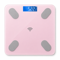 Balance connectée intelligente avec logo personnalisé, capacité 180 kg, balance de salle de bain numérique, synchronisation via application Bluetooth, précision 50 g, OEM