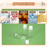 100ml Usine En Gros Recyclable Bouteille En Plastique Sirop Médecine Oral Liquide Bouteille Avec Temper Preuve Bouchon pour la Toux