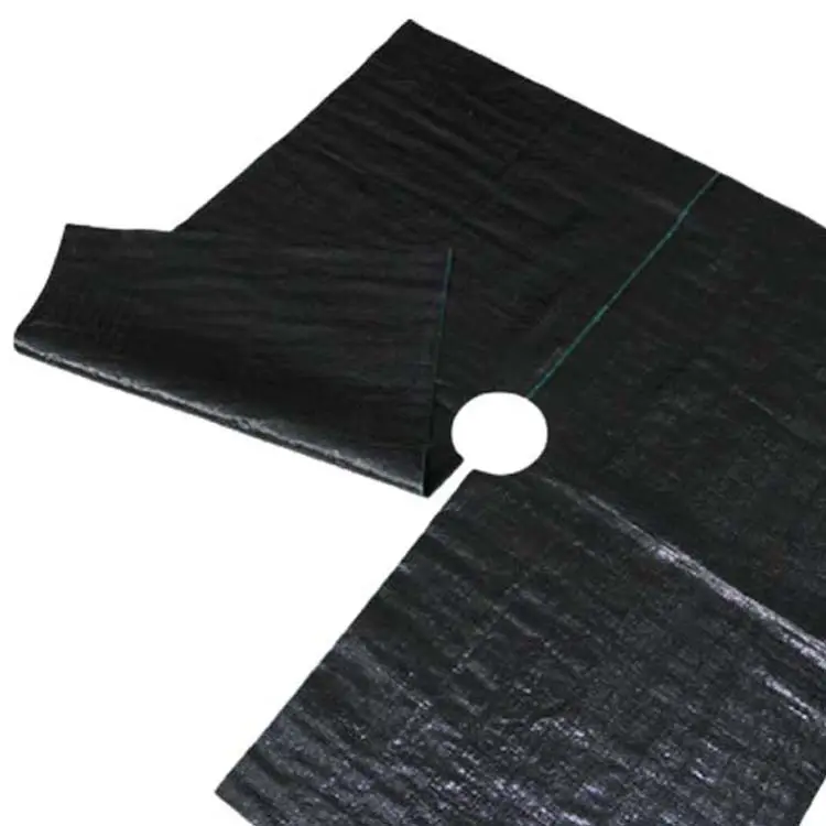 UV Treated Agriculture Weed Control Mat Black Plastic Mulch Ground Cover Weed Mat Fabric Anti Grass Cloth