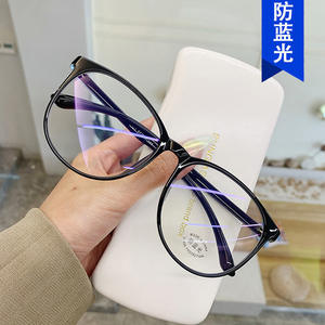 Nouvelles Lunettes Anti-Lumière Bleue Tendance Surdimensionnées, Monture Ovale Unisexe, Verres Plano, Matériau PC, Origine Taizhou - Product Image 5