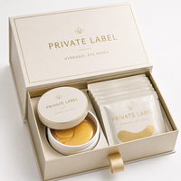 Patchs Hydrogel au Collagène et Vitamine C pour les Yeux, Anti-Cernes et Anti-Poches, Emballage en Pot, Marque Privée