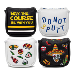 Funda Protectora para Putter de Golf Cuadrada de Cuero PU con Cierre Magnético y Estampado Colorido al por Mayor - Product Image 1