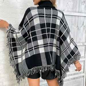 Knitwear Women Cable Knit Cape <strong>Poncho</strong> Knitted Sweater Tops <strong>Jumper</strong> Knit - Product Image 6