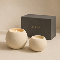 AIKUN - Bougie parfumée en céramique au design unique, commande en gros, inspection de qualité stricte, bougie exquise pour cadeau d'anniversaire