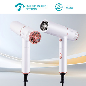 Sèche-cheveux pliable Winning Star 1400W, double vitesse, voyage, blanc - Product Image 4