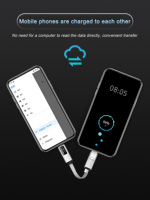 Porte-clés magnétique multifonctionnel 5A Charge rapide 100W PD20W Câble USB OTG 3 1 pour iPhone Tablettes Téléphone Écouteurs Imprimantes