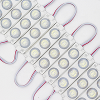 Module LED Rextin Super Bright3030 3 LED Blanc Étanche Lumière Décorative pour Enseigne de Lettres Enseignes Publicitaires avec Ruban Adhésif au Dos