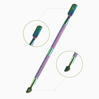 Poussoir à ongles professionnel 2020 en acier inoxydable, appareil pour nettoyer les cuticules, avec choix multiple, dernier modèle