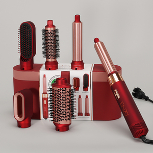 <span class=keywords><strong>ENZO</strong></span> Styler Multifunzione 6 in 1 per Capelli, Spazzola Asciugacapelli, Pettine ad Aria Calda, Ferro Arricciacapelli, Piastra Lisciante, Strumenti di Styling con Custodia in Pelle - Product Image 5