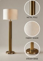 Lampe de sol LED en bois de style européen moderne avec design étanche, haute luminosité, pour usage professionnel, installation facile