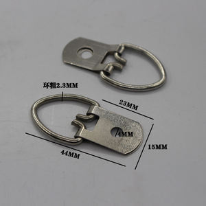 حلقة مثقوبة على شكل حرف D, مصنوعة من الحديد ، ذات جودة عالية ، للأعمال الفنية ، إطار حائط ، خطاطيف - Product Image 3