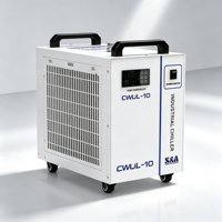 Refroidisseur industriel miniature refroidi par air CWUL-10AH 50Hz pour le refroidissement au laser UV
