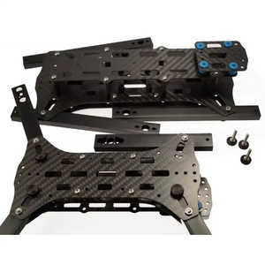 Haute résistance 7 pouces FPV à travers le support en Fiber de carbone feuille de Drone aérien modèle V2 Drones accessoires - Product Image 2