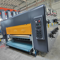 Machine d'impression flexographique rotative 150 PCS/min avec découpeuse pour la fabrication de boîtes en carton et l'impression de feuilles de carton ondulé