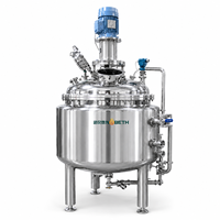 Réservoir de préparation de liquides SS316L GMP, cuve de mélange agitée, conteneur de stockage stérile pour la production pharmaceutique