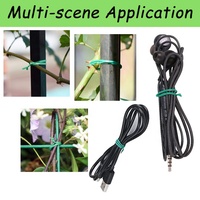 Attaches en fil métallique pour plantes de jardin, attaches en métal, attaches en câble, attaches en fil recouvert de PE PVC, clips pour cerceaux de serre