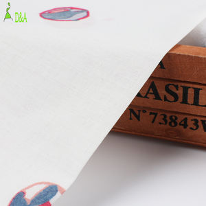 Voile Print Aangepaste Zachte Gevoel Geweven Wit Katoen Stof Voor T-shirt 100% C,100% Katoen Vlakte Duurzame Lichtgewicht 57/58" - Product Image 5