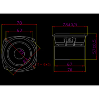15-60W 3 pouces Subwoofer haut-parleur unité Woofer maison amplificateur Audio haut-parleur bricolage basse musique amplificateur de son haut-parleur