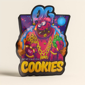 Mylar Personalizado para Bolsas con Logotipo 3.5g 7g 14g 28g PE a Prueba de Niños para Flores y Hierbas - Product Image 1