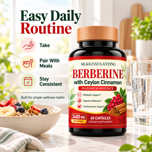 Cápsulas de Berberina con Canela Personalizadas OEM, Alta Potencia, Apoyo al Metabolismo y Equilibrio Hormonal en Mujeres, a Base de Hierbas - Product Image 2