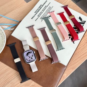 Bracelet de montre en nylon tressé fin avec boucle magnétique pour IWatch et pour Millet 10, largeur de bande 10 mm/14 mm - Product Image 4