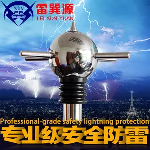 Smart Air Terminal Rod System Ese Protection Lightning Rod Arrester With Bracket For House Office Villa