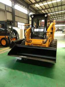 Chargeuse compacte sur pneus HAIJU JC45, capacité nominale 0,7 tonne, poids en marche 2,7 tonnes, moteur Xinchai, hydraulique, certifiée CE pour l'aménagement paysager - Product Image 6