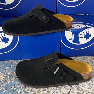 Sandales légères en cuir de vache véritable à semelle souple EVA, pour la santé et la plage, pour femmes/hommes, petit <span class=keywords><strong>prix</strong></span>, été - Product Image 3