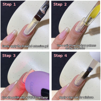 Gel de construction pour ongles 20 couleurs, résistant aux taches, UV LED, marque privée, sans HEMA, Soak Off