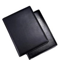 Promotionnel en gros A4 en cuir véritable affaires Padfolio portefeuille dossier pour Documents organisateurs de bureau conférence dossier sac