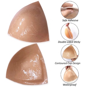 A A E inserto in Silicone adesivo <span class=keywords><strong>per</strong></span> il <span class=keywords><strong>seno</strong></span> che solleva il doppio lato adesivo triangolo Push up appiccicoso reggiseno - Product Image 2