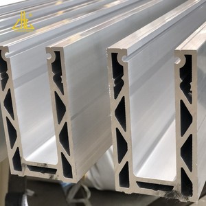 ZHL produttore 7 + 7 6 + 6 corrimano di sicurezza in alluminio senza telaio morsetto a canale a u ringhiera in vetro profilo in alluminio