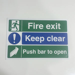 Fabrika fiyat toptan plastik PVC elektrik tehlike emniyet uyarı işareti - Product Image 6