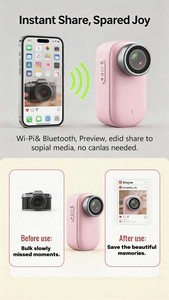 Caméra sportive numérique <span class=keywords><strong>M11S</strong></span> 1,47 pouce, prise en charge maximale de 512 Go, enregistrement vidéo 4K, WiFi, stabilisation d'image par gyroscope - Product Image 6