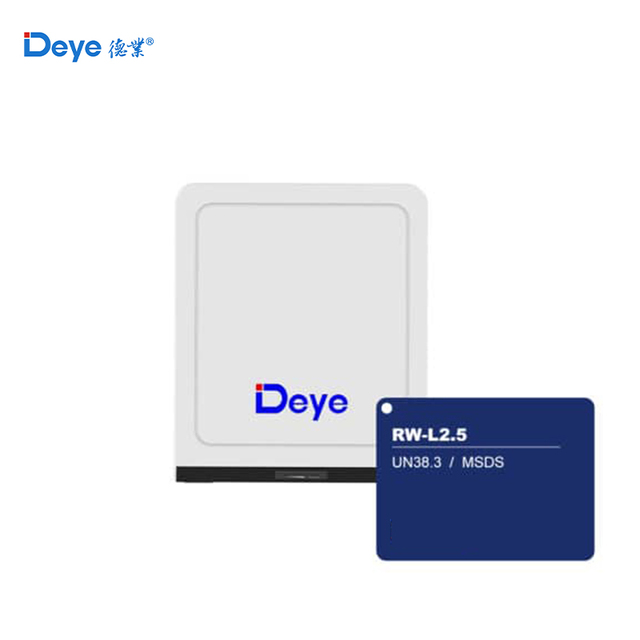 Deye Wall-Mounted Solar Battery 25.6V 100Ah Home Solar Storage Lithium Battery in Stock