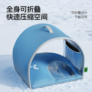 New cat-themed air-conditioning room cooling device, summer cat <b>bed</b>, dog <b>bed</b>, pet ice house, cross-border wholesale, house <b>nest</b> - Product Image 4