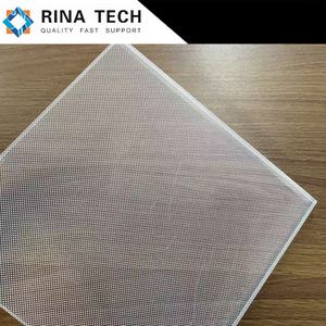 Rina Tech 10mm thickness High-Homogeneity Optical LGP Carving lines Luminescent process for Double-Sided Advertising Display - Product Image 3