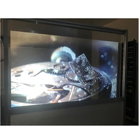Projection arrière Film auto-adhésif holographique Transparent Smart Window Glass Projection holographique Publicité 3D