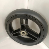 Roues en mousse EVA de 5,5 pouces, roues en plastique avec dureté 60-65A et capacité de charge de 25-30 kg pour poussette bébé